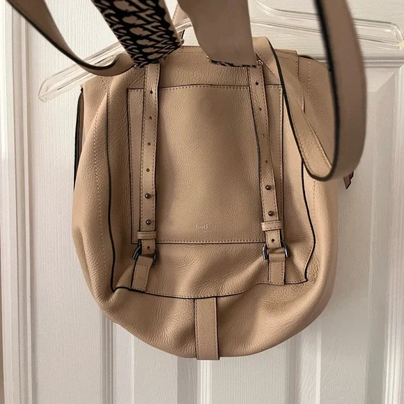 Authentic Botkier soft Tan leather convertible Backpack/ cross body / hand bag - Picture 7 of 15